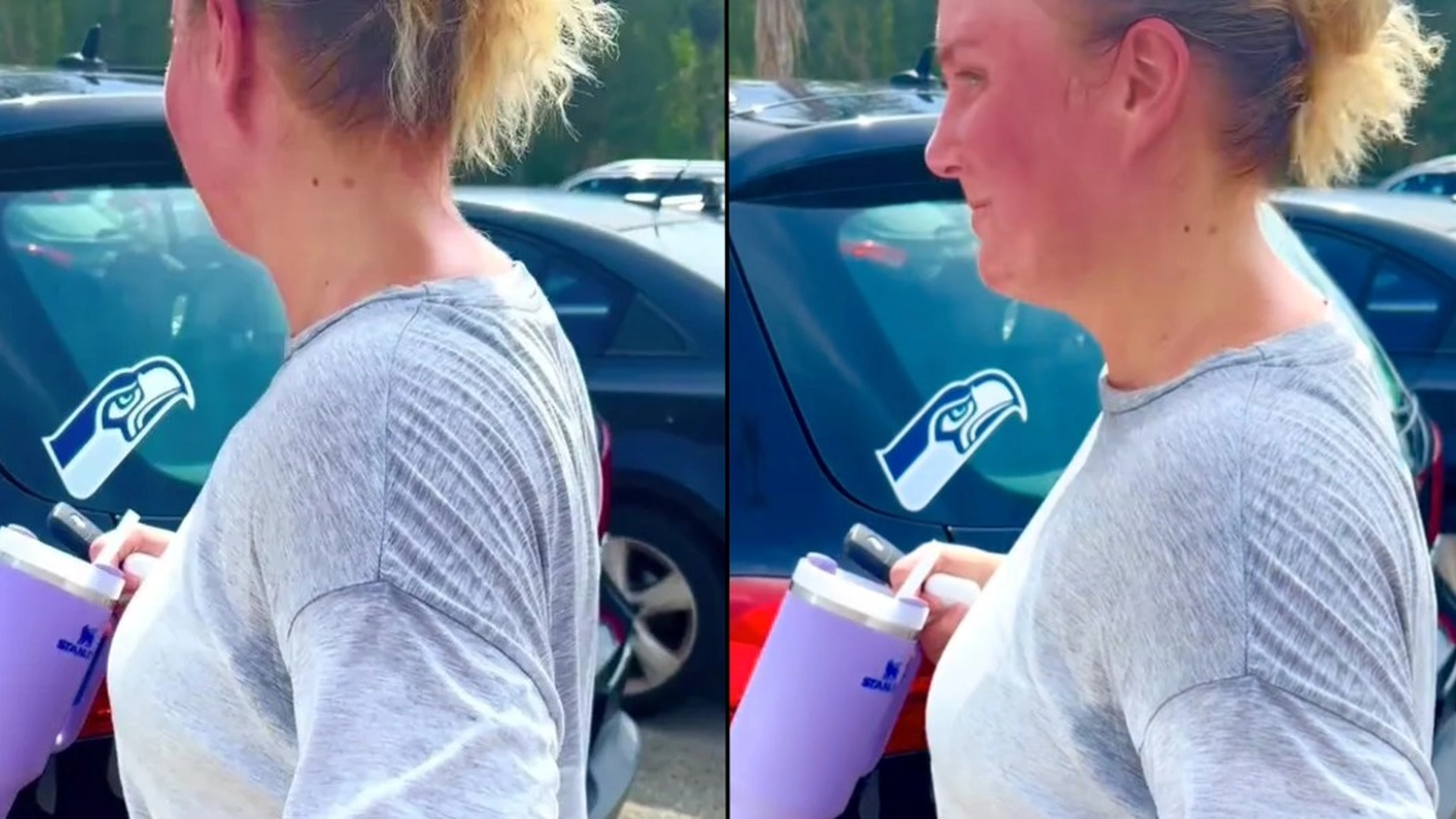 Hun troede, at folk kiggede, fordi hun trænede hårdt: Men senere fandt hun ud af, at det skyldtes noget helt andet