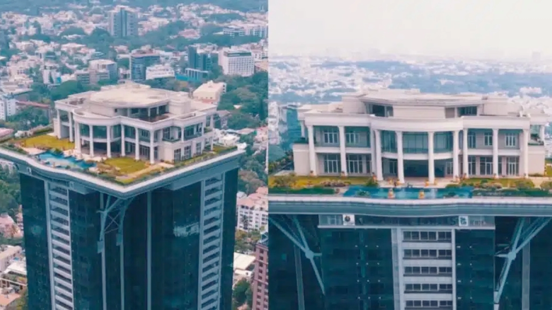 Rigmand spenderede 131 millioner kroner på kopi af Det Hvide Hus på toppen af skyskraber: Men han kan ikke bo i det