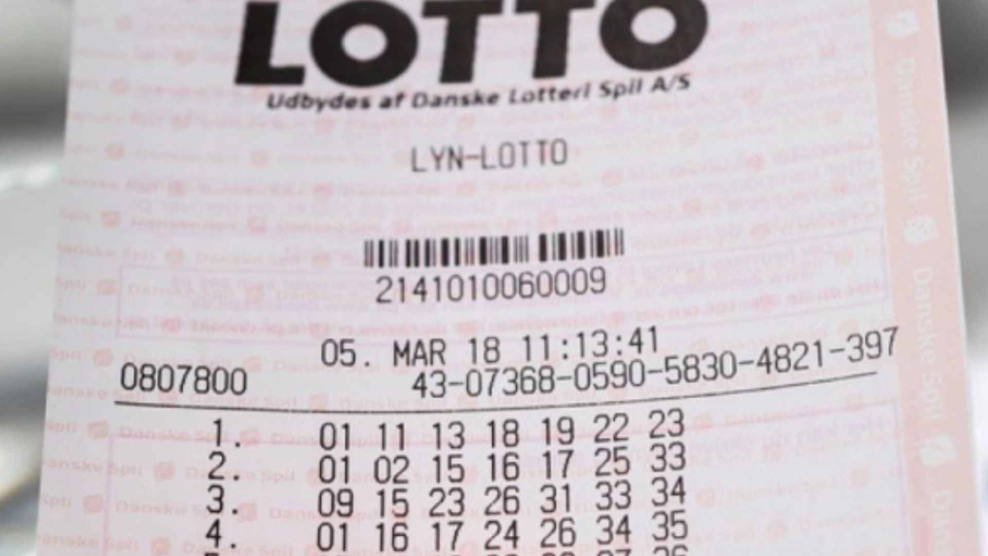 Heldig kvinde vandt 1 million kroner i Lotto: ”Manden i kiosken kigger på sin skærm og siger…”