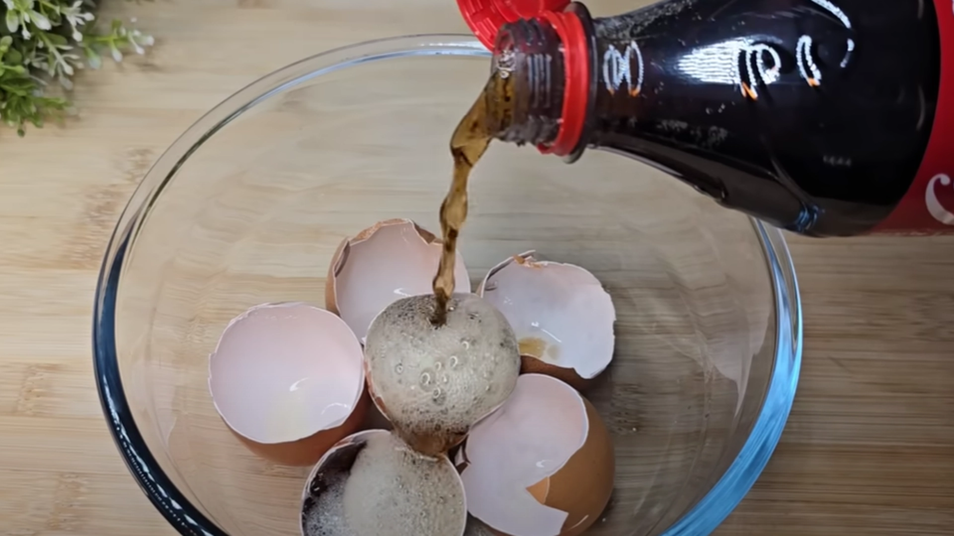 Han hælder Coca-Cola over æggeskallerne: Dette geniale trick fortjener en Nobelpris