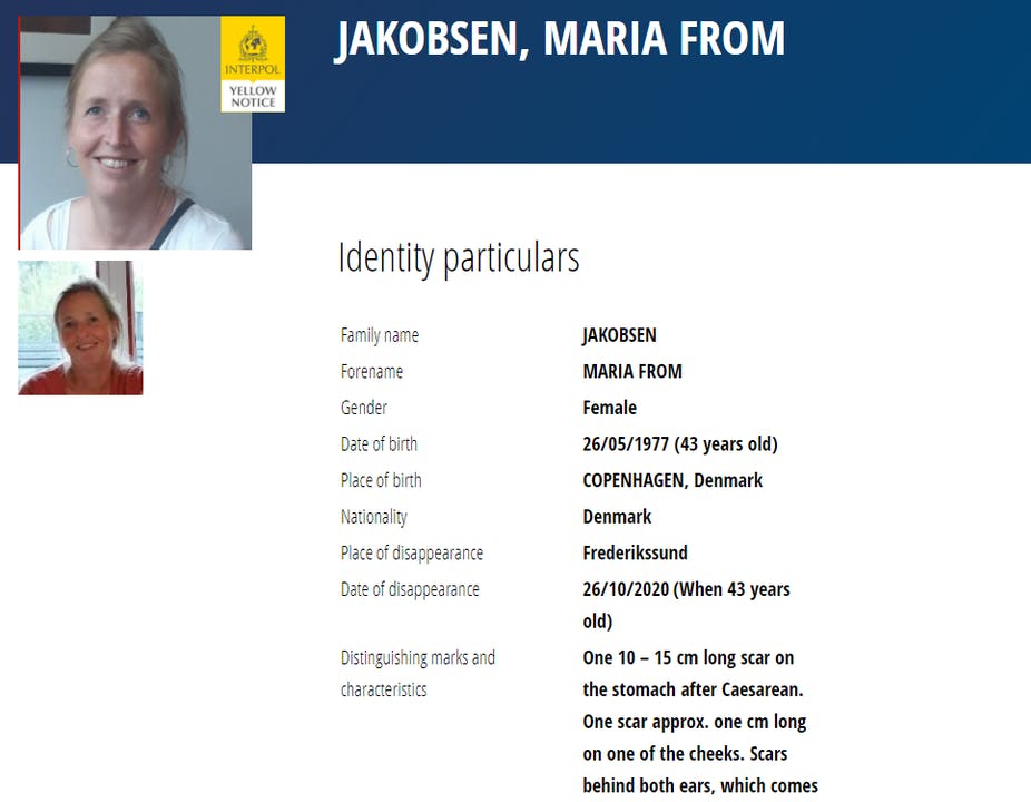 Politiet frygter at Maria er død: Nu efterlyses hun i live via Interpol