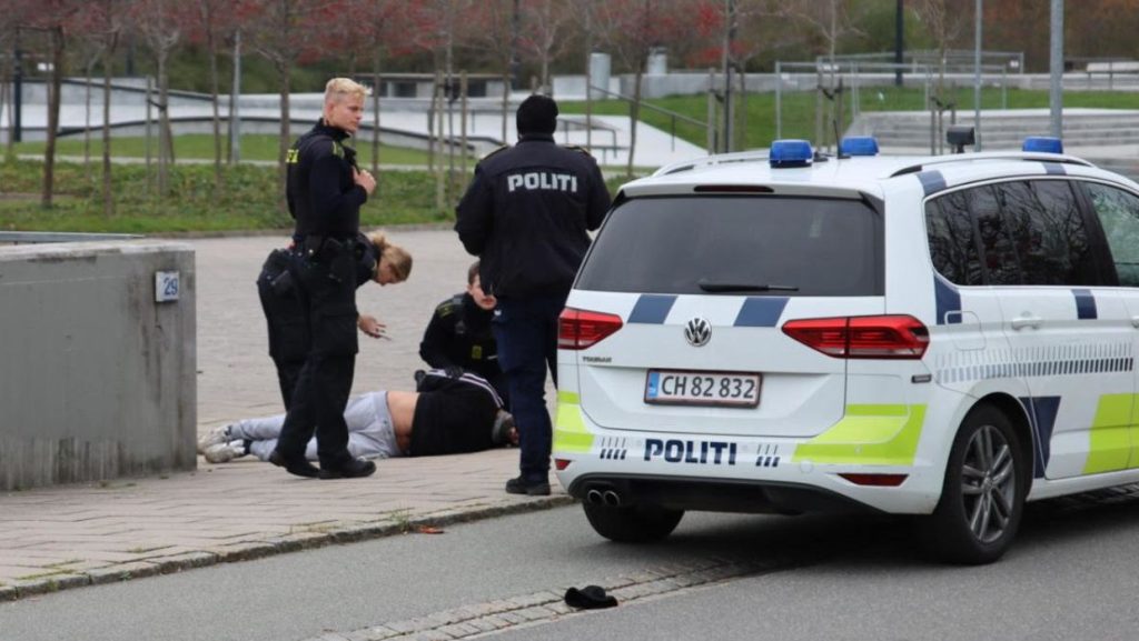 To mænd anholdt efter en stor, dramatisk politiaktion