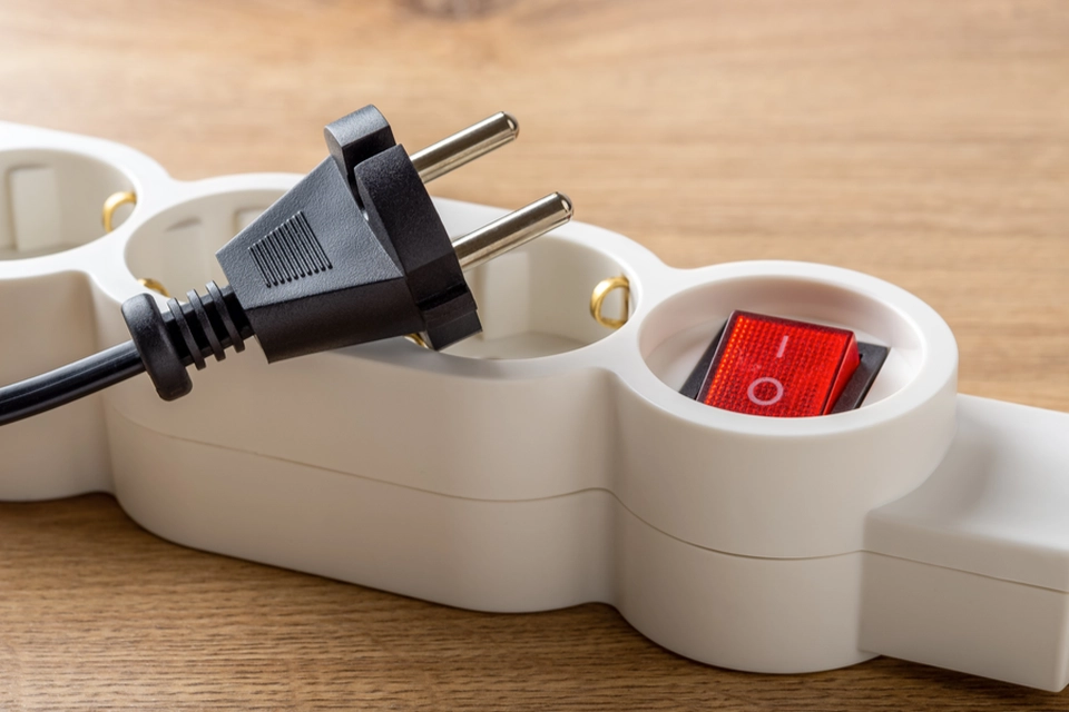 Lad ikke disse elektriske apparater være tilsluttet, når du forlader hjemmet