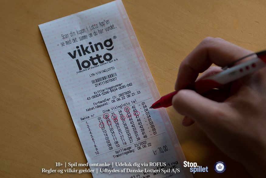 Heldig dansker vinder over 14 millioner kroner i Vikinglotto: Her er kuponen købt