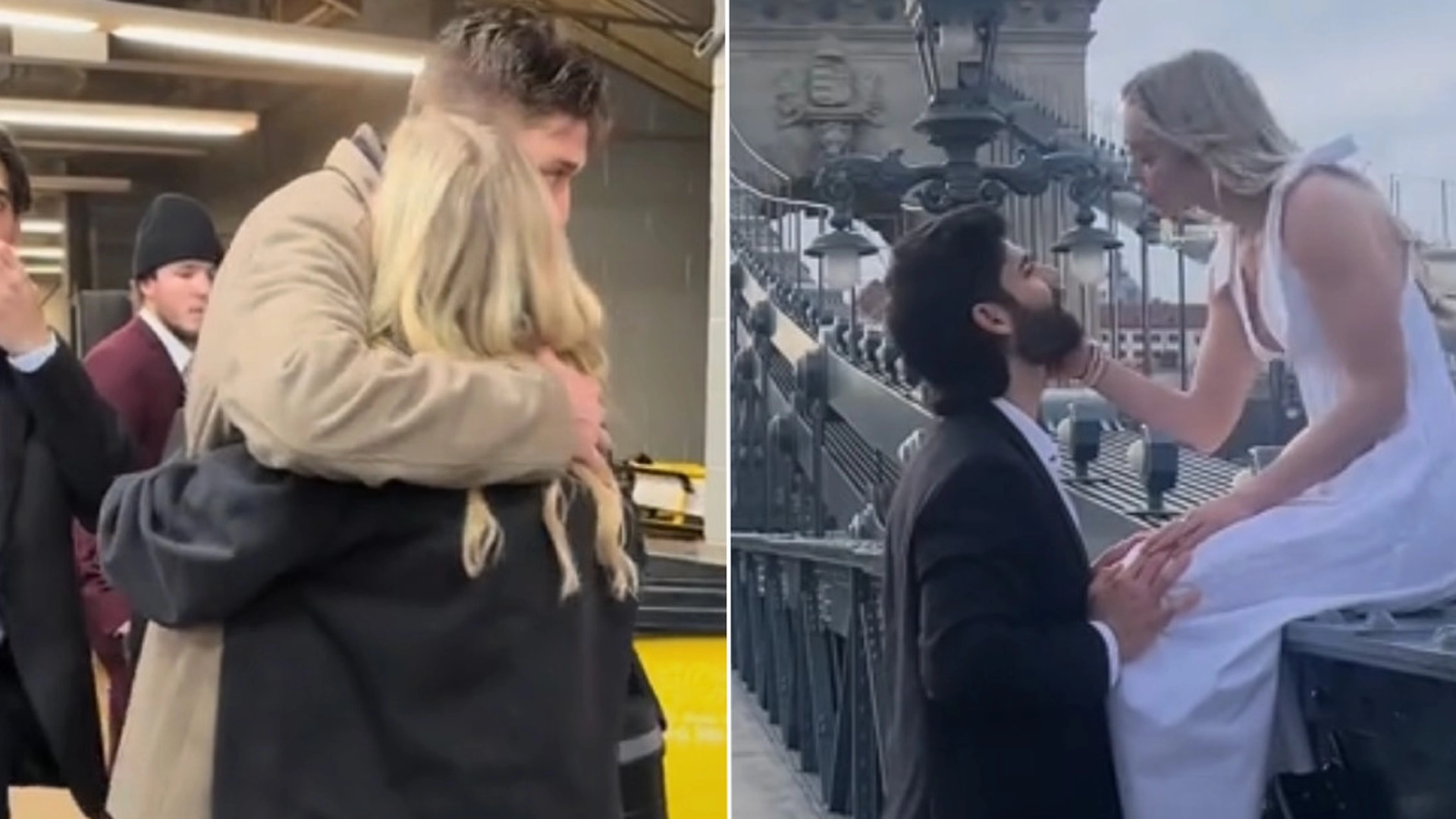 Kvinde finder gammel video med ’tilfældig fyr’ i baggrunden: Men så pludselig ser hun, hvem det er