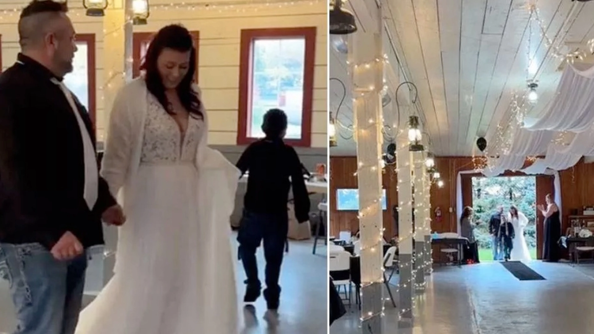 Nygift par dukkede op til deres store fest: Blev knust over synet, der mødte dem