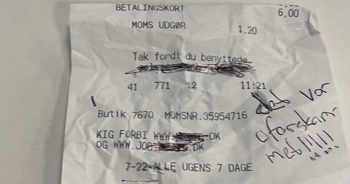 Derfor bør du altid sørge for at få en regning