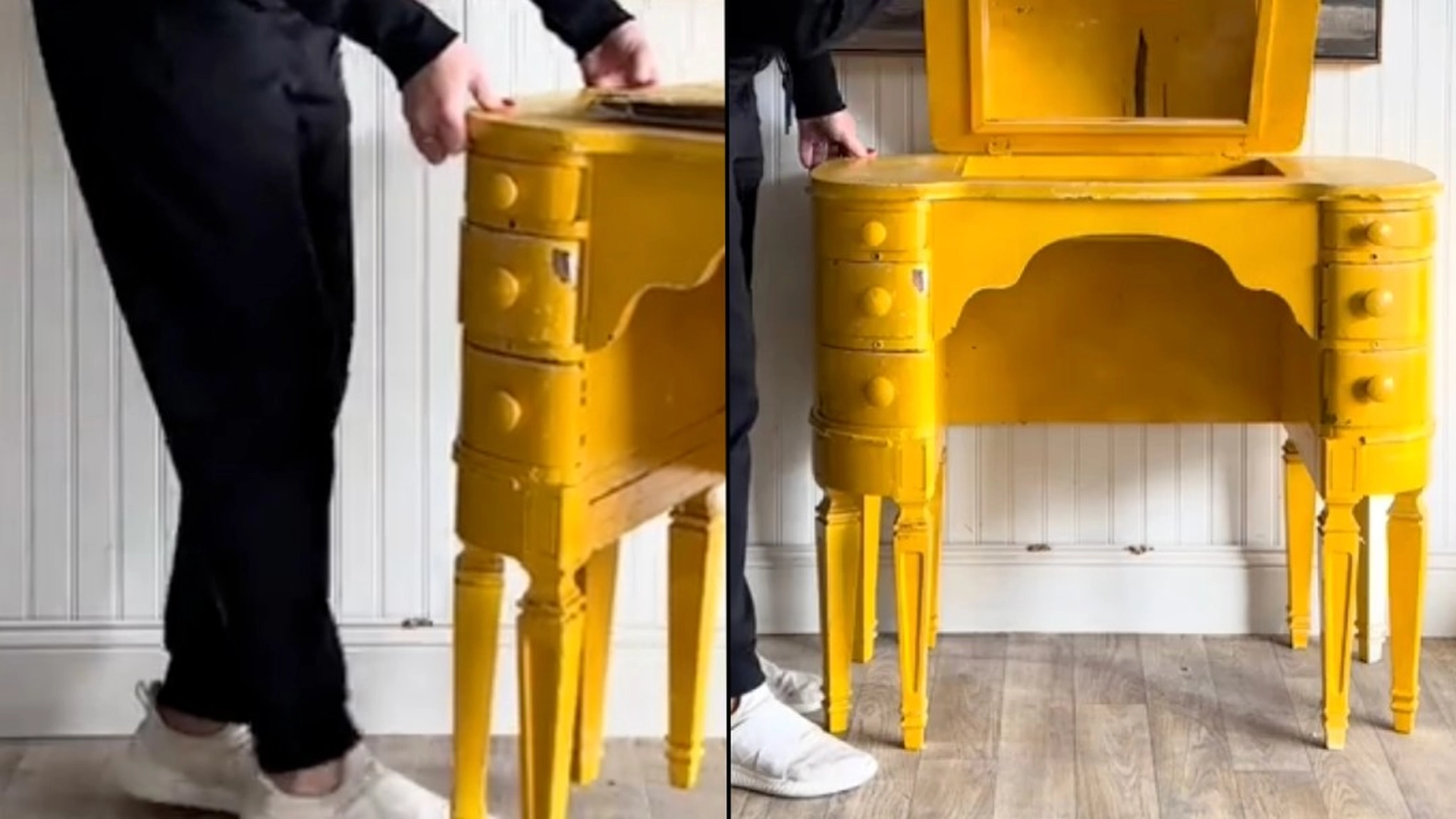 Kvinde køber ‘det grimmeste møbel’ i verden – vent til du ser, hvad hun gør med det