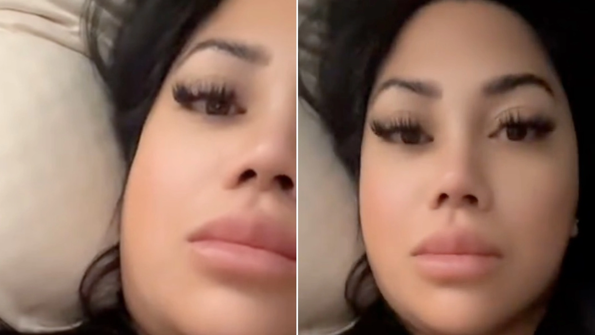 En kvinde tror, hun er alene i sengen med sin mand – men så vender hun sig om