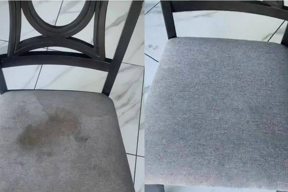 Det kræver kun 3 ingredienser: Her er det simple trick, der fjerner pletter fra polstring af sofaer, stole og lænestole