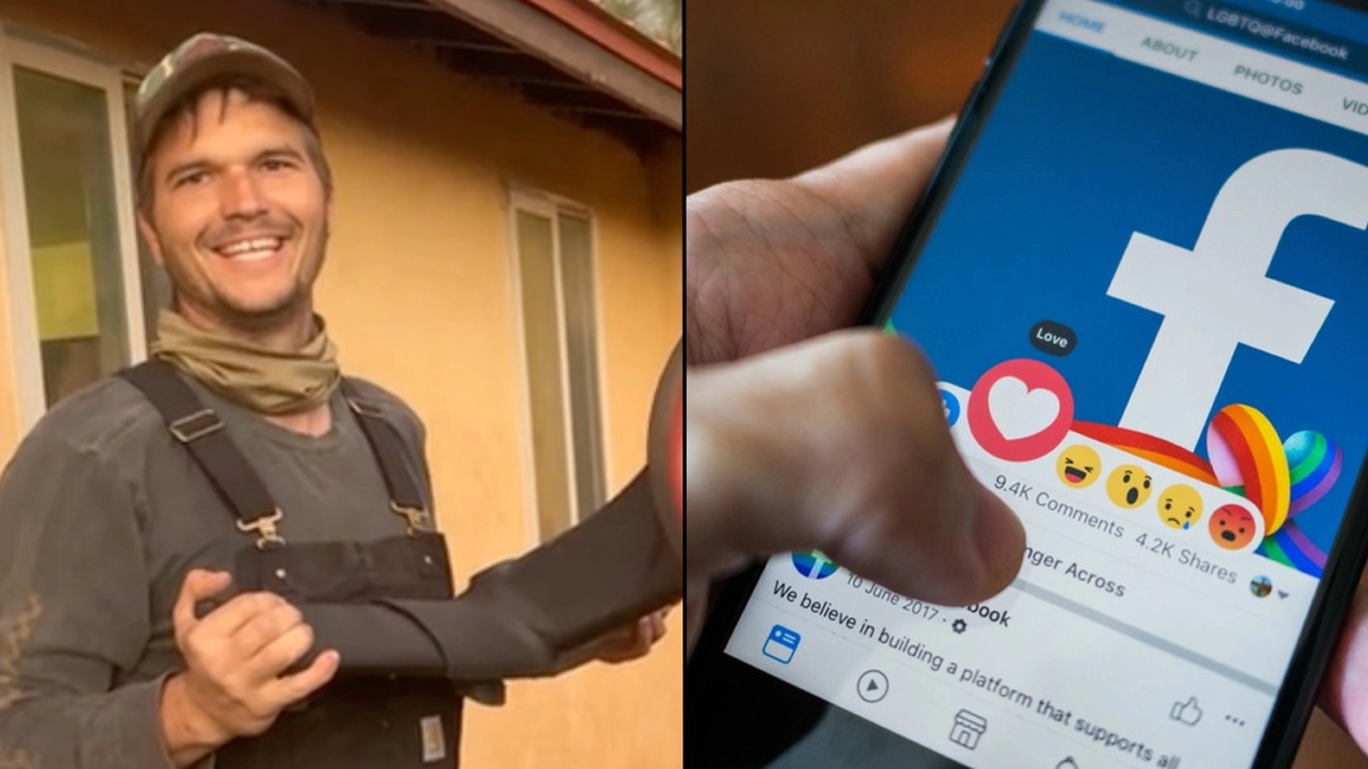 Mand får adgang til sin kones Facebook-konto: Folk er i chok over, hvad han gør med den