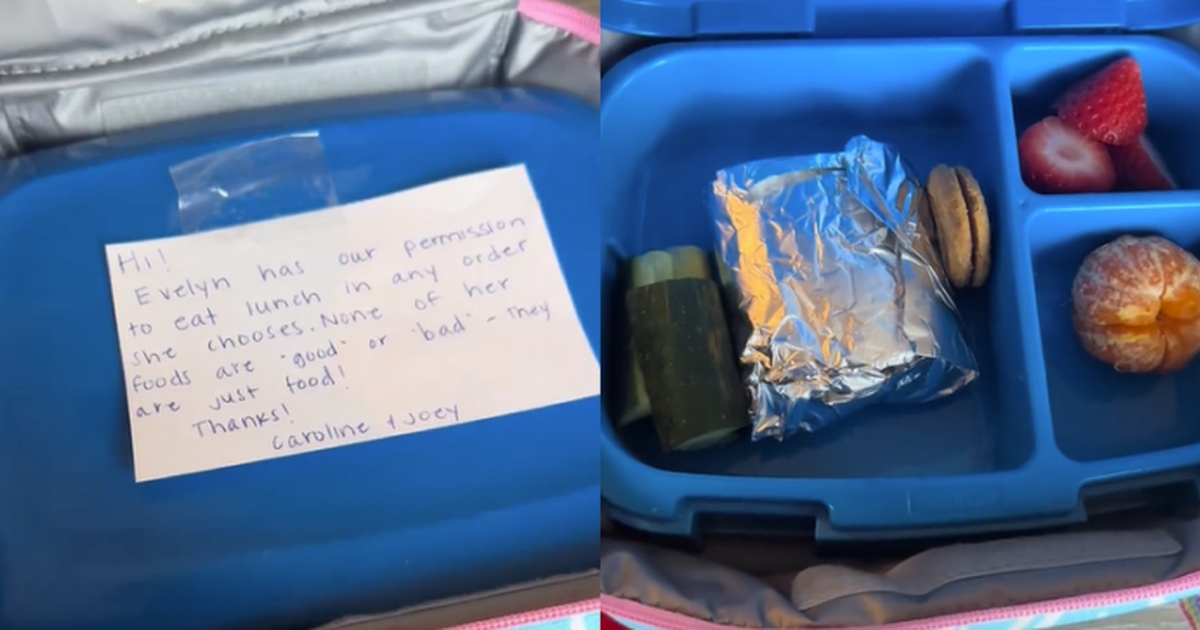 Mor efterlod besked til lærer i datterens madpakke: Nu er det gået viralt på internettet