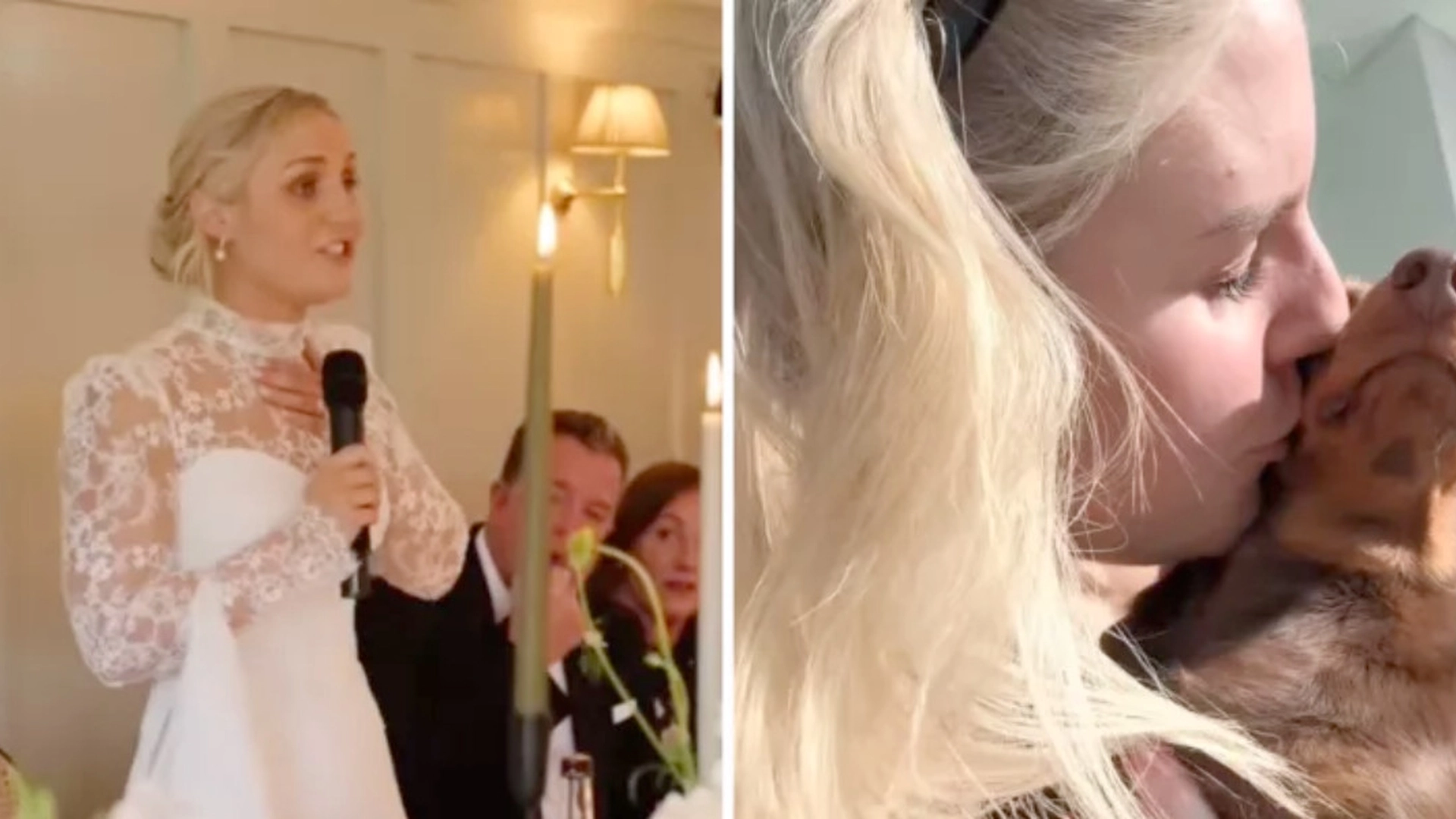 Brud holder tale til sin ‘soulmate’: Men så smider hun bomben