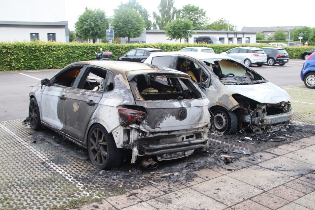 Biler udbrændt i Aarhus
