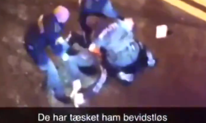 Efter video af voldsom anholdelse: Nu forklarer politiet