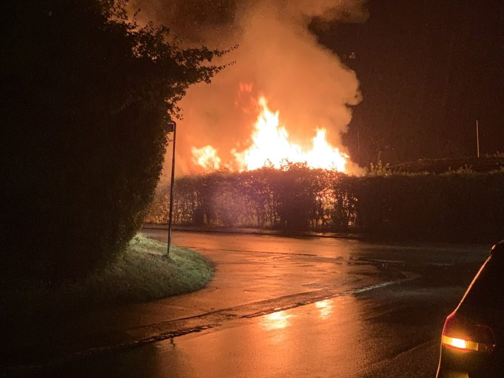 Voldsom brand