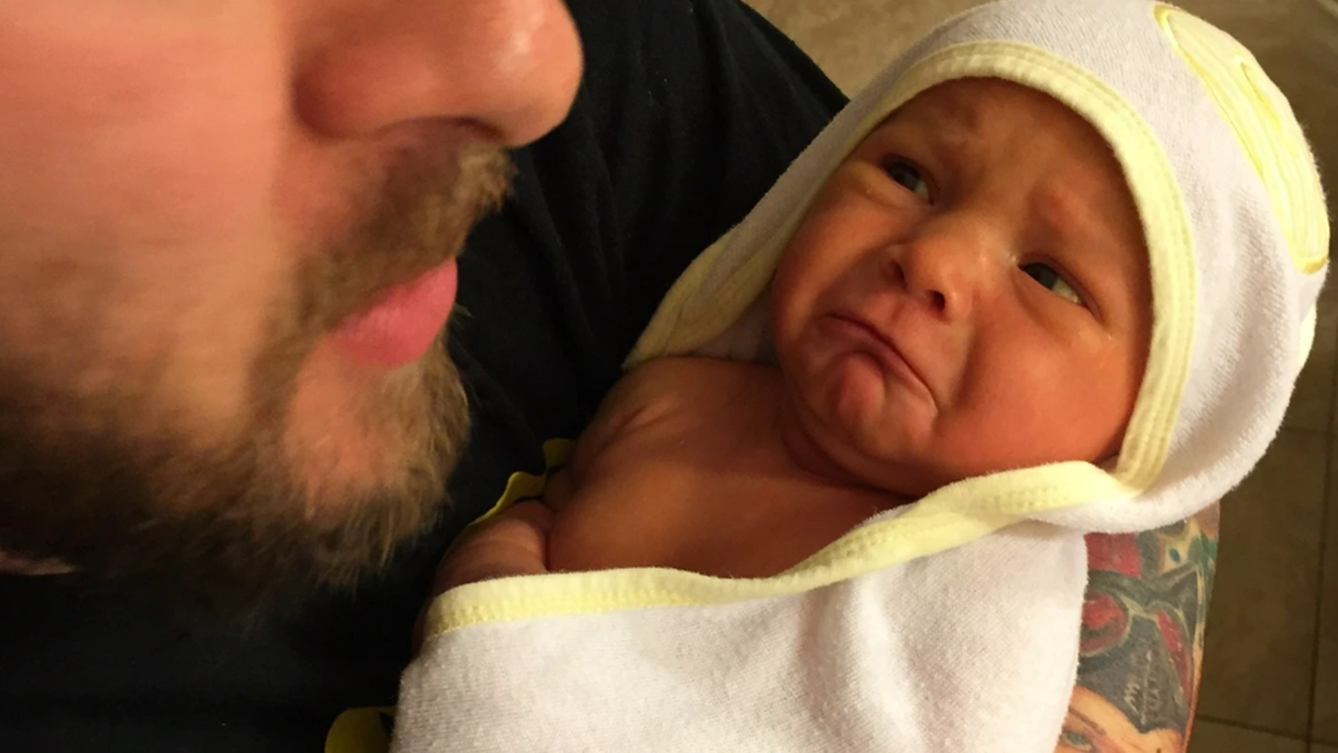 Far delte billede på de sociale medier: Kan have reddet babyens liv
