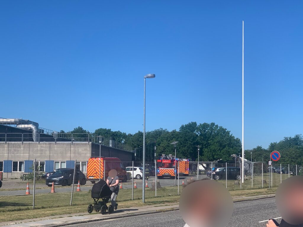 Brandalam på skole