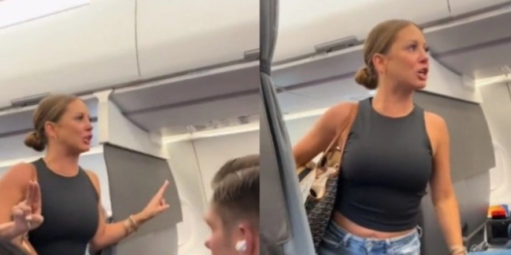 Hun begyndte at råbe af flypassagererne, og ingen forstod hvorfor: “Bag mig sidder en person, der ikke er ægte”