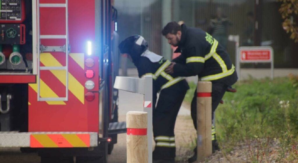 Brand på hospital: Patienter og personale evakueret