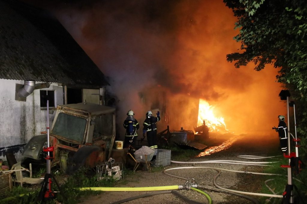 Voldsom brand