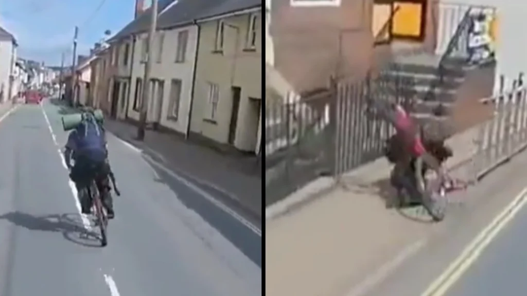 Cyklist nægtede at fjerne sig fra vejbanen: Kort efter bliver han ramt af karma