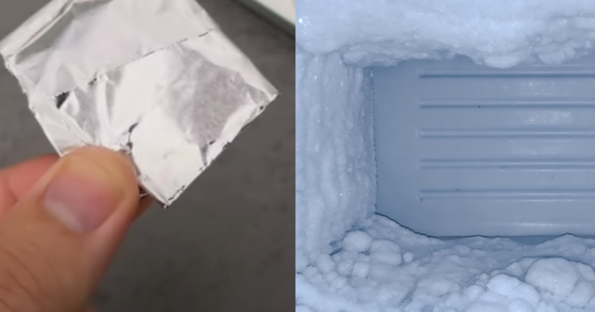 Glem salt og varm vand: Magisk sølvpapir-trick afrimer fryseren på ingen tid