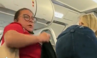 Tumult på flyver: Kvinde trak bukserne ned for at tisse i gangen