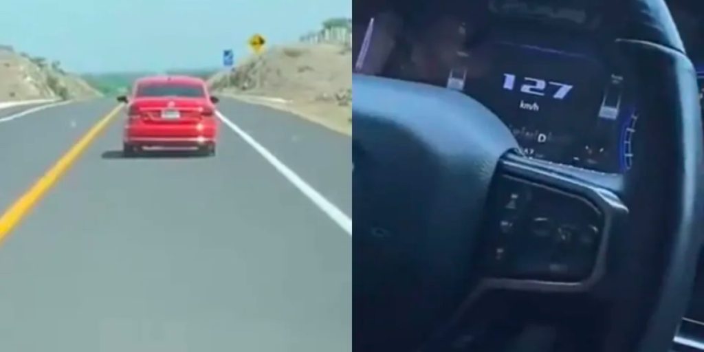 Distraheret bilist kørte 127 km/t og var ikke klar over, at han manglede et dæk