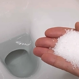 Det tager under 20 minutter. Her er det simple salt-trick der får dit toilet til at skinne som nyt.