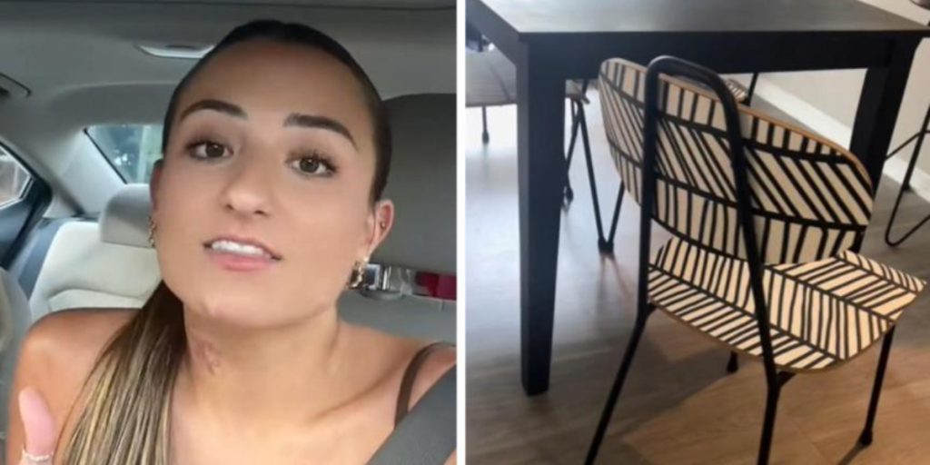 Marlie køber stole på Facebook Marketplace og opdager tre år senere, hvor de egentlig kommer fra: “Jeg beklager…”