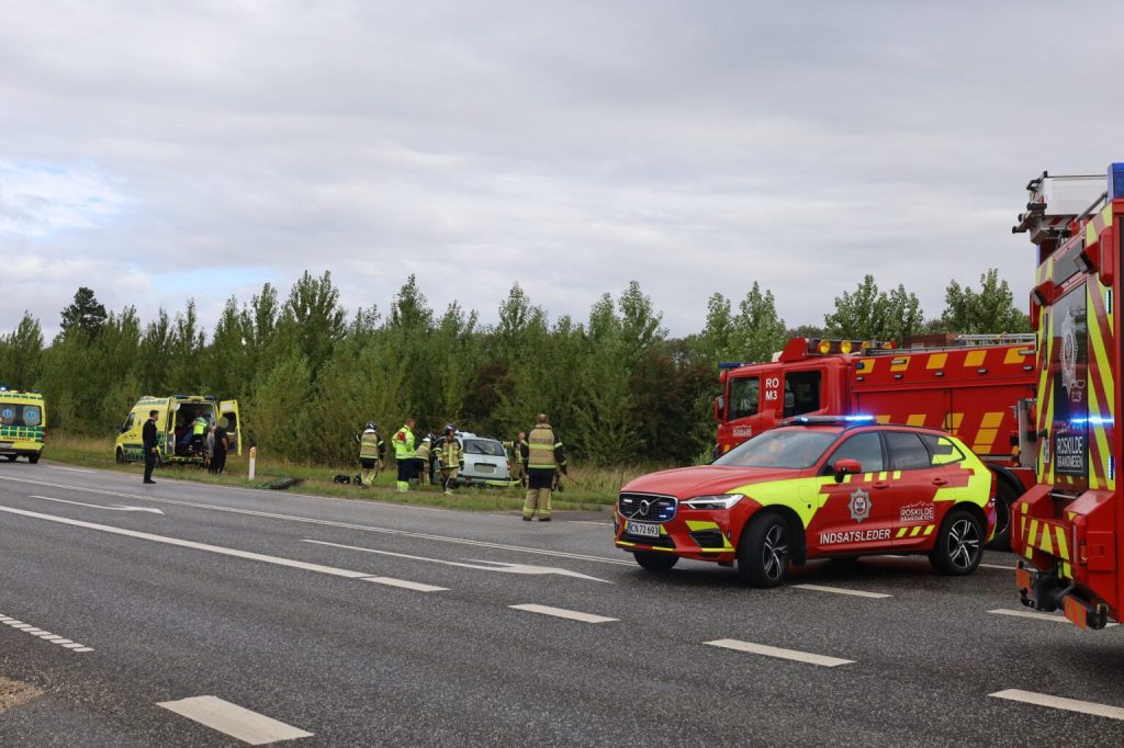 Alvorlig ulykke: Melding om fastklemte