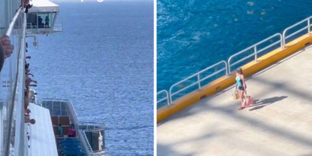 Ankommer 45 minutter for sent til cruiseskibet: Passagererne klapper og håner kvinden fra skibet