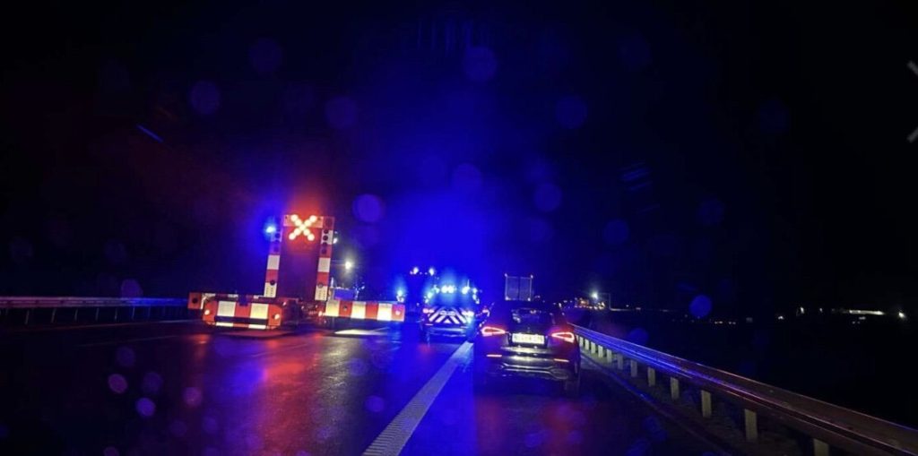 Uheld på motorvej: Forvent længere rejsetid