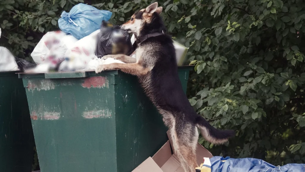 Hund fandt en plastikpose i skraldet og tog den med hjem: Ejeren får et chok, da hun kigger ned i