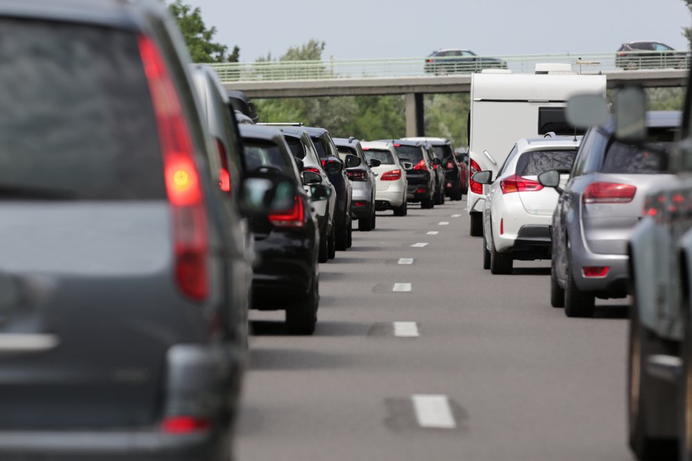 Spærret på motorvej efter uheld