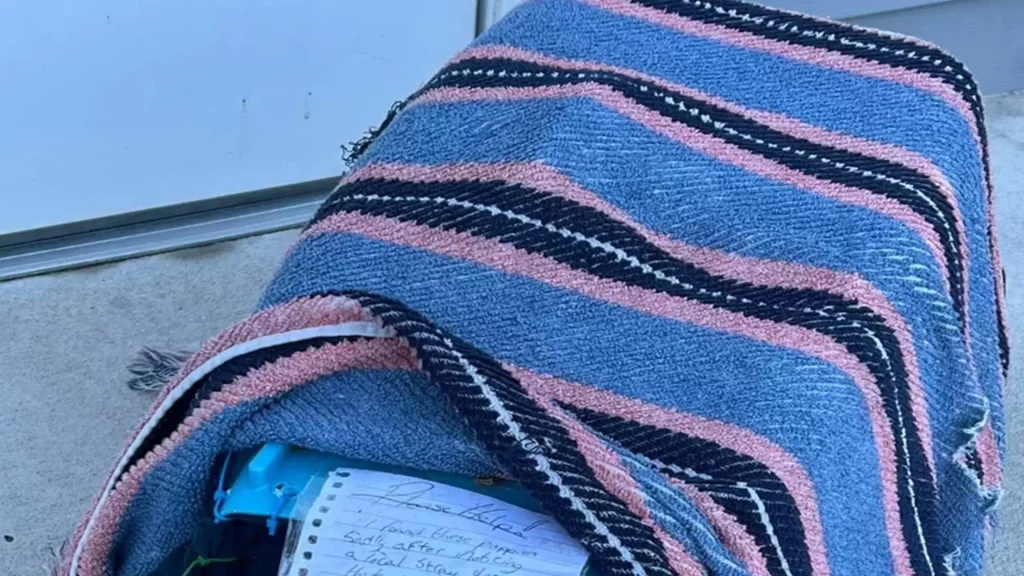 Kvinde fandt en kasse med en seddel på foran sit arbejde: Sedlen får tårerne til at trille