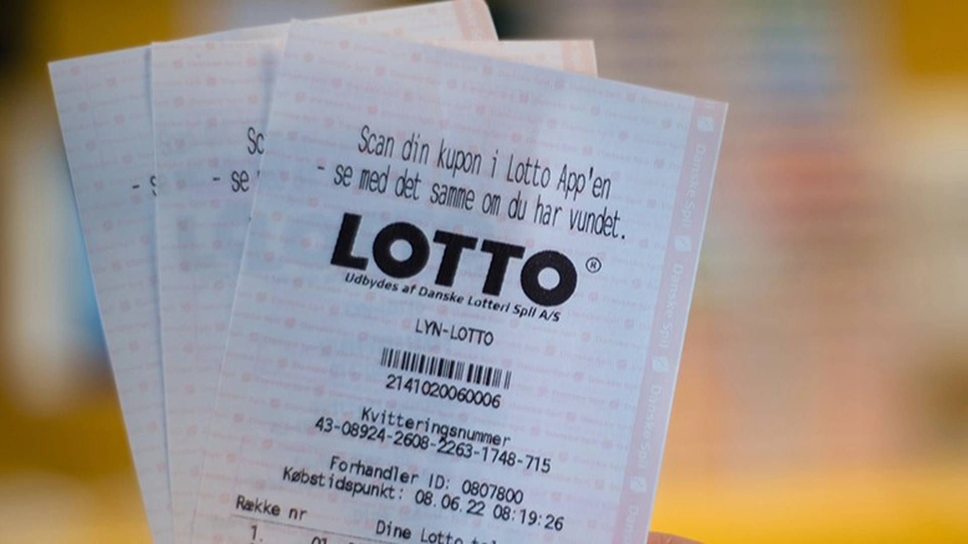 Vandt i Lotto to gange på en måned: Først 1.300 kroner, og derefter …