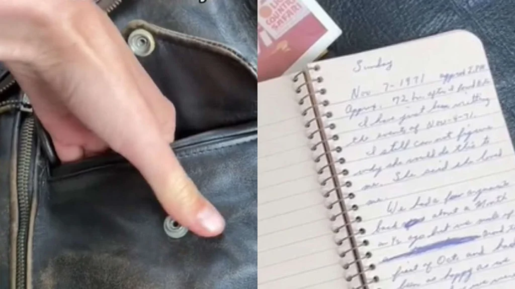 Maya købte en jakke i en genbrugsbutik. Hvad hun så fandt i jakkens lomme, knuste hende