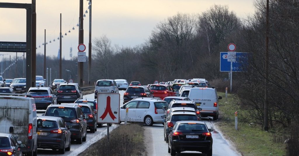 Uheld på motorvej: Skaber massiv kø