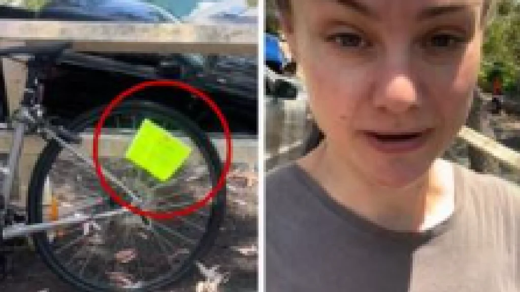 Natasha kom tilbage til sin cykel og opdagede pludselig seddel: Da hun læste den, stivnede hun