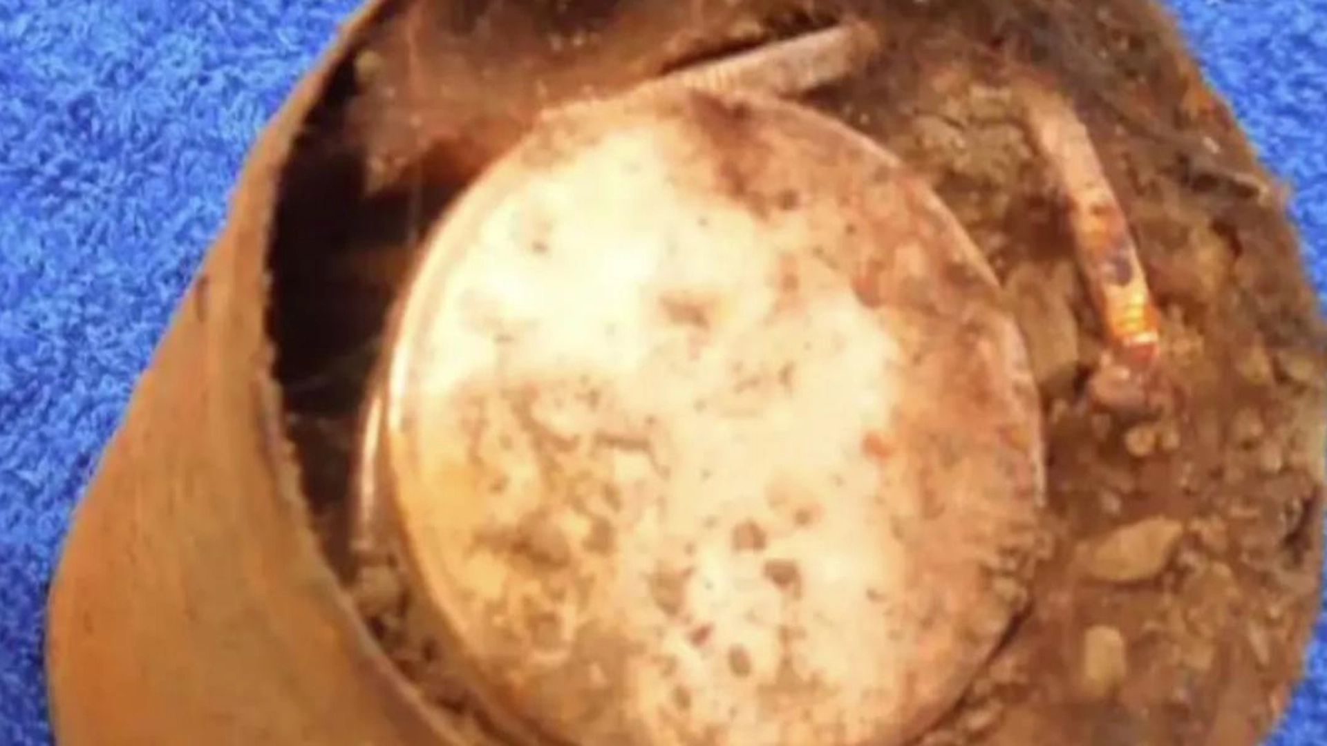 Par fandt rusten dåse i haven: Nu er de blevet stinkende rige