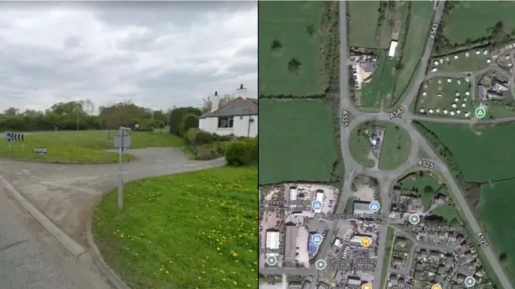 Familie har boet midt i rundkørsel i 40 år: Nægter at flytte