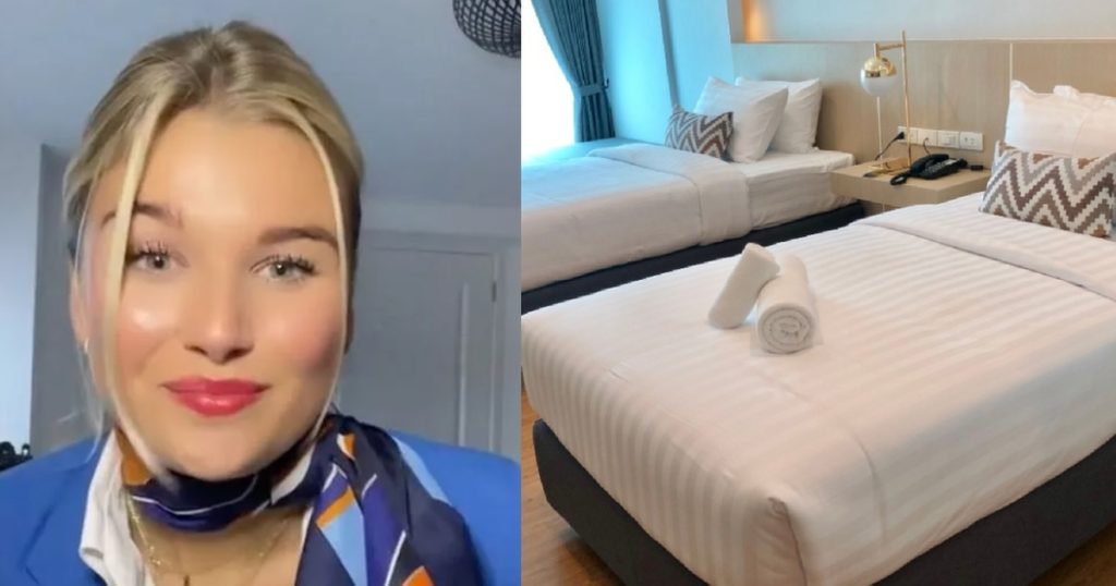 Stewardesse afslører vigtigt ‘trick’: Kast en flaske vand ind under hotelsengen
