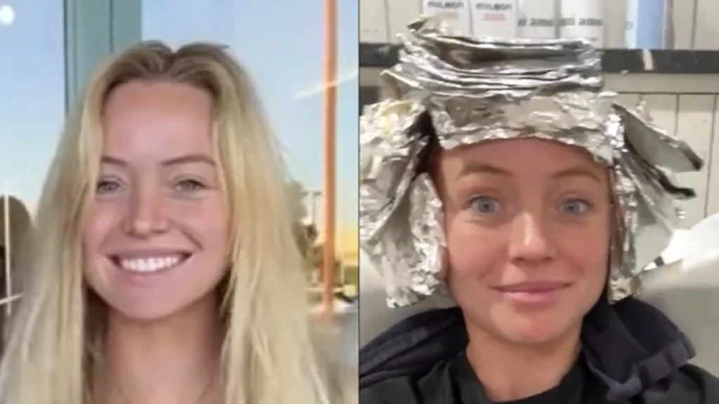 Sarah har været blondine hele livet: Nu går hendes vilde transformation verden rundt