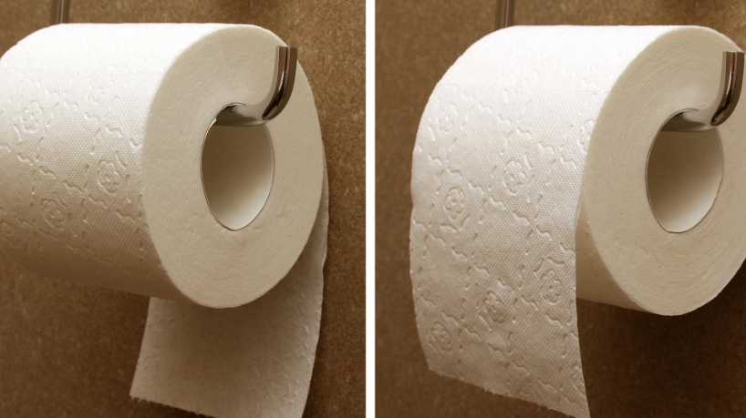 Du kan mindske risikoen for at blive syg, hvis du vender din toiletrulle korrekt