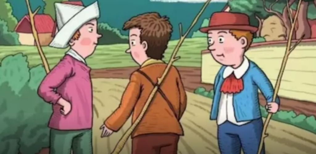 Kan du finde det fjerde barn i denne umulige optiske illusion?
