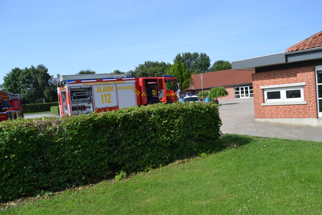 Brand på skole