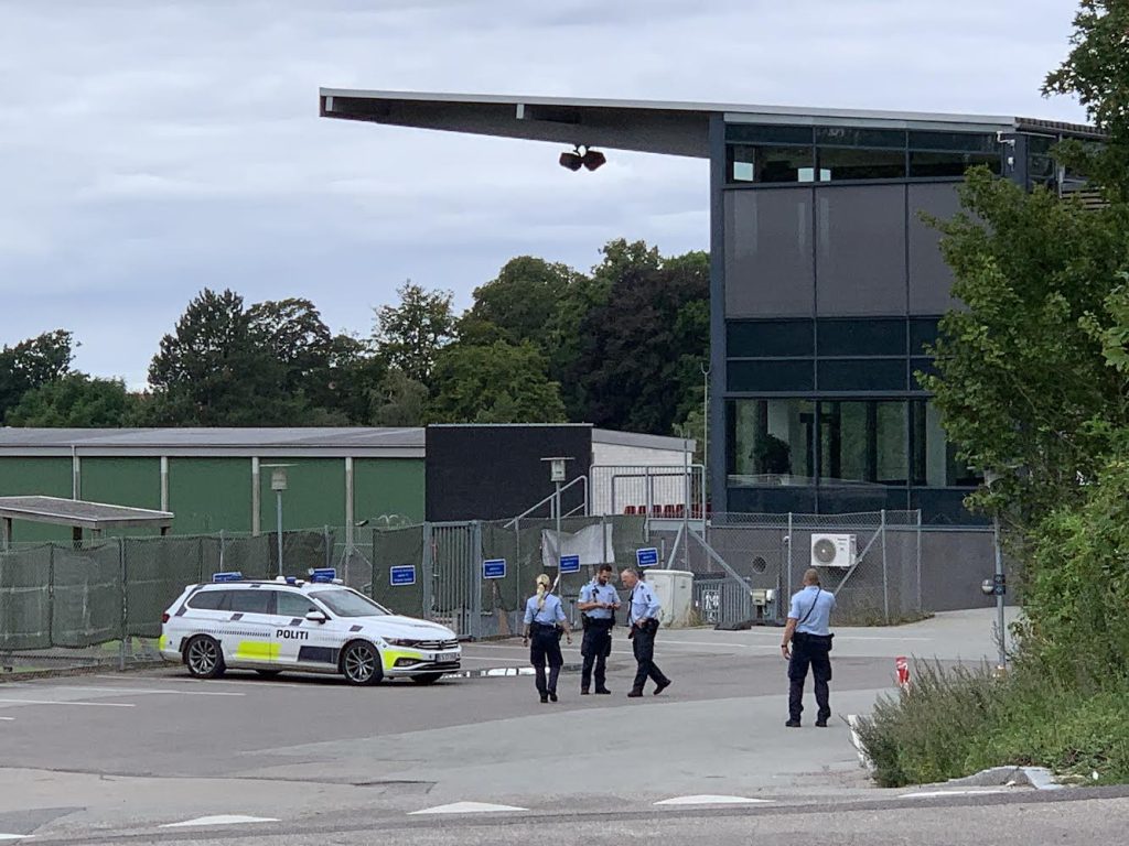 Redning: Større afspærring af område