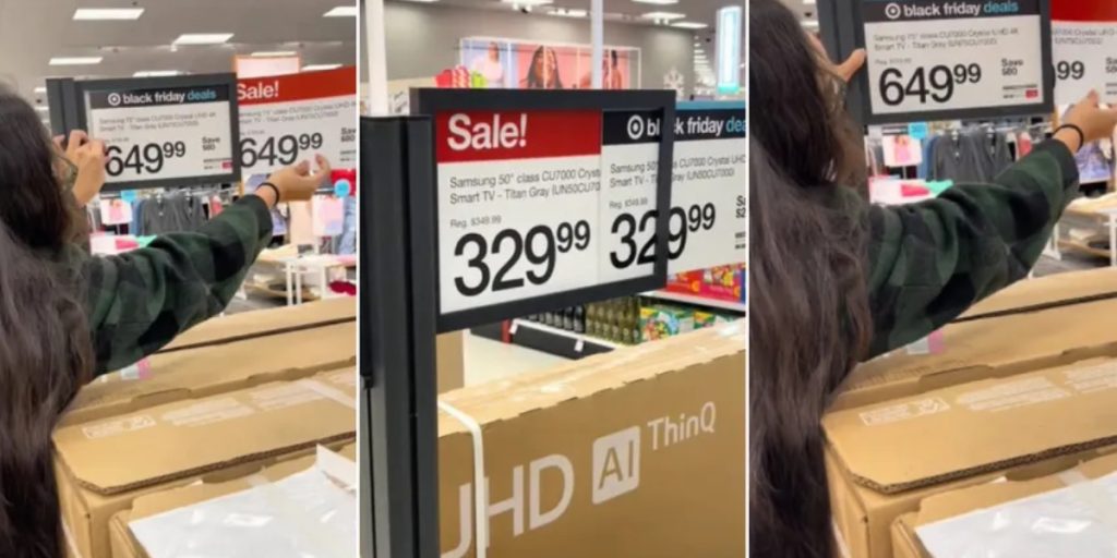 Kunde går viralt: Viser at fjernsyn solgt på Black Friday har samme pris som før
